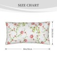 thumbnail image 3 of Disketp Roses Flowers Pillowcase, Queen Size Pillow Cases for Bedroom,Office,Sofa, Pillow Cover with Envelope Closure - 20x36in, 3 of 7