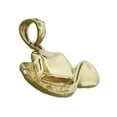thumbnail image 4 of 14K Gold Western Cowboy Hat Pendant, 4 of 5