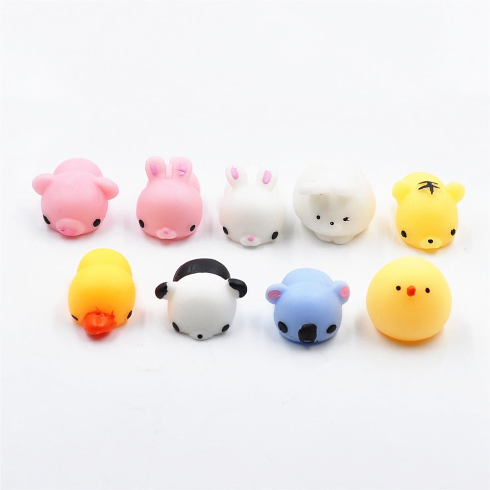 Mochi Mini Squishy Animals Toys，Random Squishies for Collection Gift, Decorative Props or Stress Relief