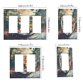 thumbnail image 2 of Yayeee Rocker Switch Wall Plate 1-Gang 4.6"x2.9" Home Decorative Outlet Cover, Colorful Goldfish, 2 of 6