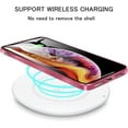 thumbnail image 6 of Compatible with iPhone 14 Pro Max Case Clear Ultra Transparent Shockproof Protective Cell Phone Case Non-Yellowing Flexible TPU Liquid Silicone Slim Thin Cover-Rose Gold, 6 of 14