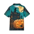 thumbnail image 2 of Boys Girls Short Sleeve Polo Shirt Kids Casual Collar School Uniform Shirts Halloween Ghost Tops 2-13 Years, 2 of 5