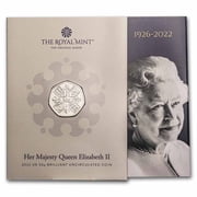 2022 Great Britain 50p Her Majesty Queen Elizabeth BU