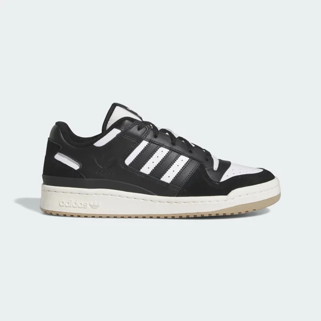 Size 11- Adi - das Men’s Forum Low CL Sneakers Shoes, Black/White.