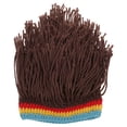 thumbnail image 1 of KAKOWELY Gorro de peluca extraño, cálido y de punto para invierno, divertido gorro de fiesta para hombre y mujer., 1 of 4