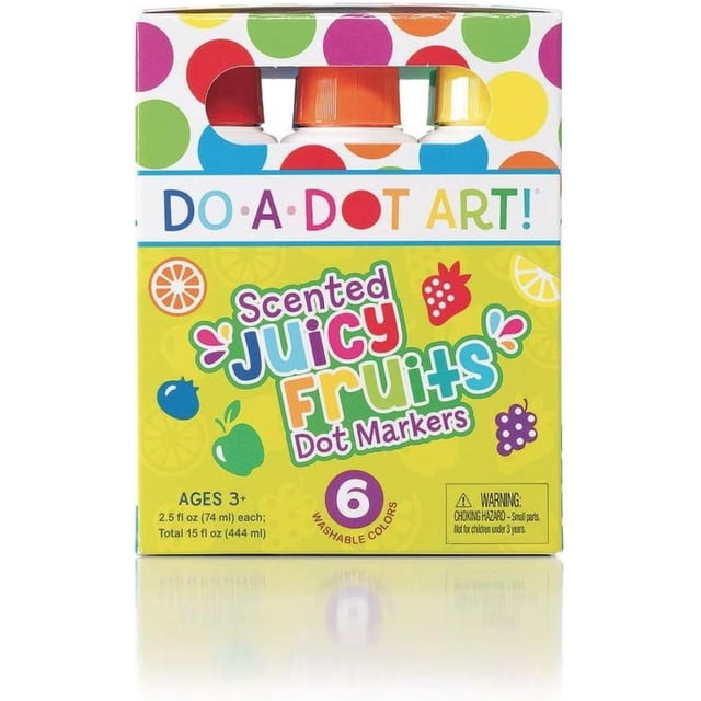 Set de Seis Marcadores con Esencias Frutales DO A DOT ART 202-D