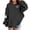 Black*, variant on Girls Pullover Hoodie Halloween Ghost Boo Letter Pumpkin Spider Graphic Long Sleeve Casual Fall Sweatshirt with Front Pocket for Kids Yellow