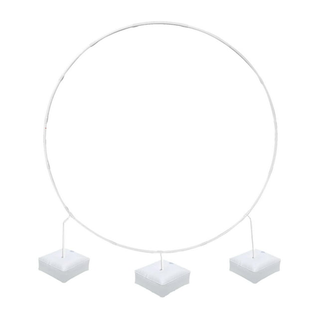 Soporte de fondo redondo, soporte de arco circular para bodas, para ceremonias de boda en el jardín Diámetro 200cm