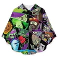 thumbnail image 2 of Plants Vs Zombies Kids Flannel Wearable Blanket, Warm Shawl Blanket Comfy Poncho Soft Cozy Throw Blanket Hoodie for Boys Girls Birthday Gifts, 2 of 7