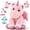 Pink-Unicorn, variant on MorisMos 5 Pcs Unicorn Stuffed Animal Mommy Unicorn with 4 Babies Plush Toy