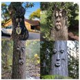 thumbnail image 4 of Árbol con forma de cara de anciano, tronco de árbol, decoración colgante resistente a la intemperie para jardín, 4 of 4