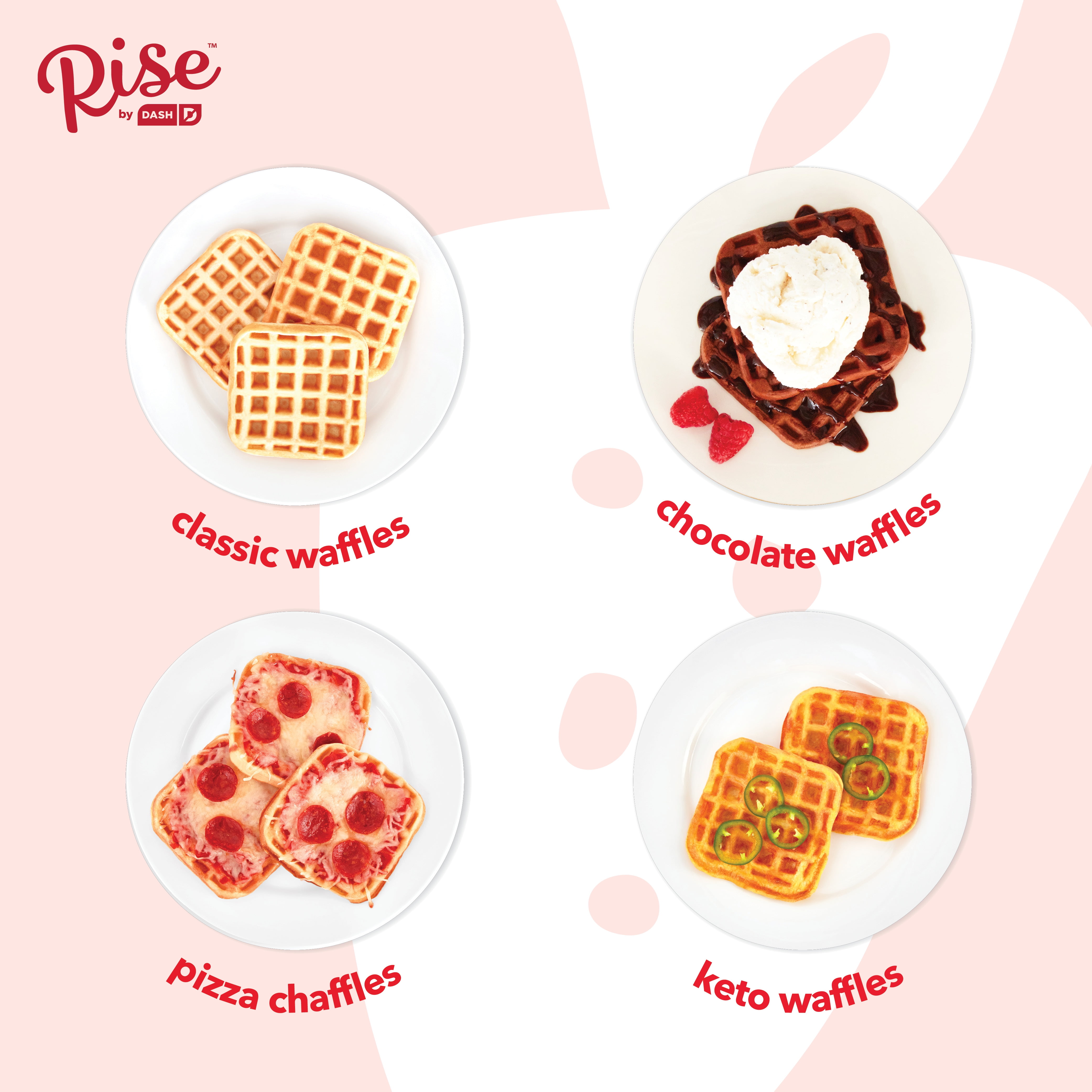 Rise By Dash 4 In. Heart Mini Waffle Maker RMWH001GBRS06, 1 - Gerbes Super  Markets