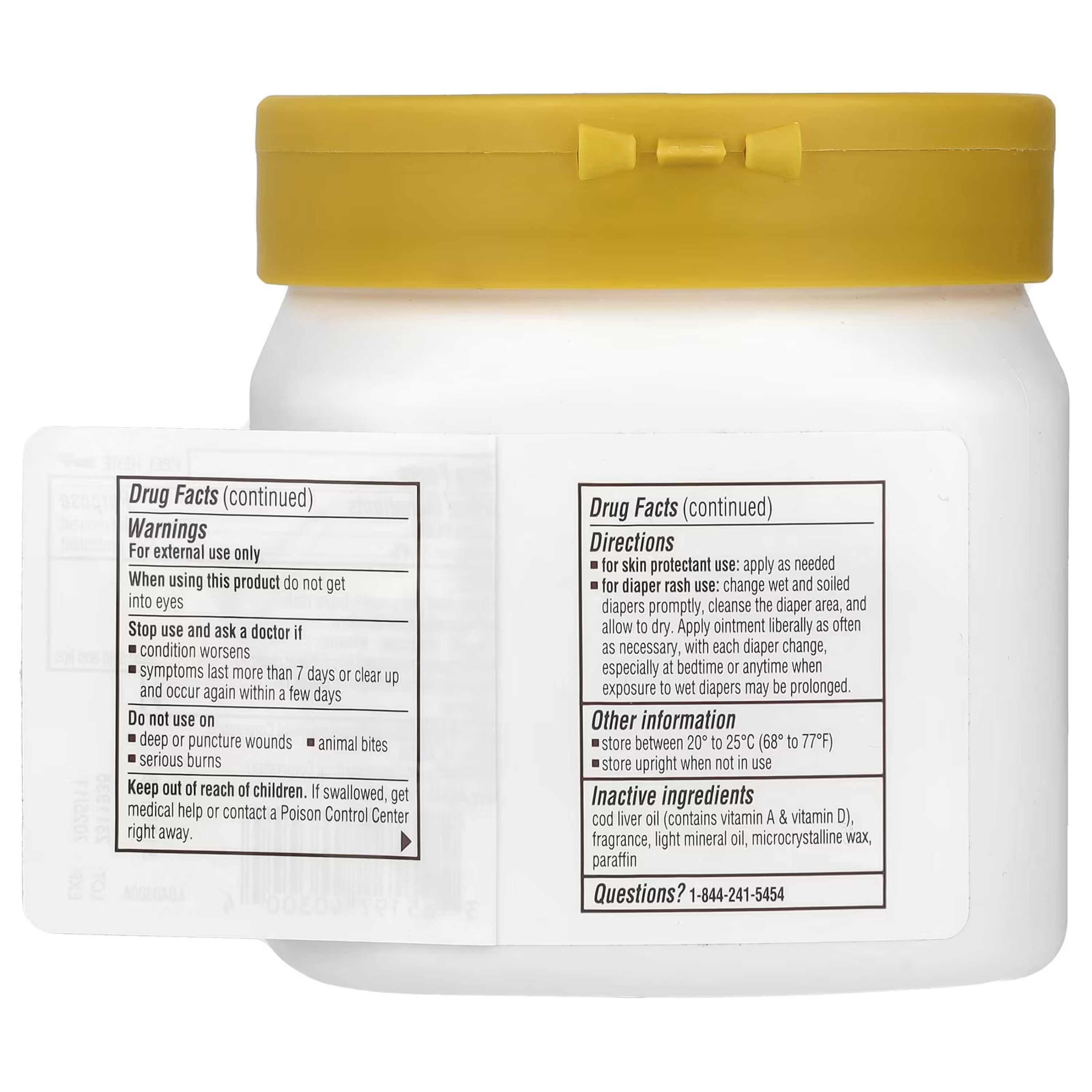 A+D Diaper Rash & Skin Protectant Prevent Original Ointment, 16oz, 6-Pack