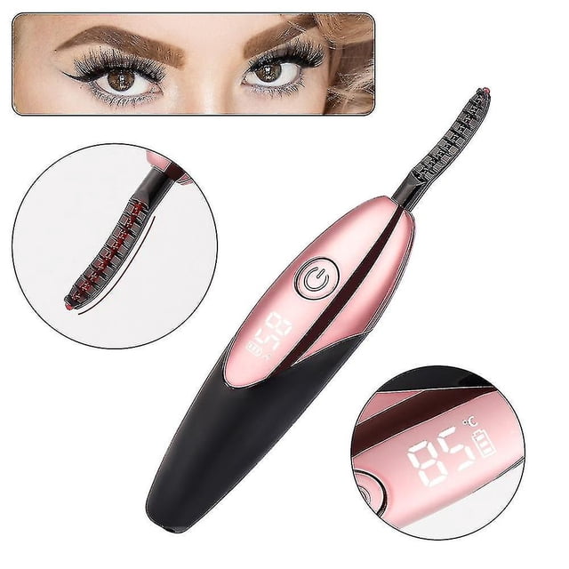 Charging fast hot eyelash curler eyelashes slender pen convex tooth brush mascara lasting curling eyelash curler