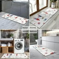 thumbnail image 2 of White Christmas Gnome Pattern Kitchen Rug Mat,Kitchen Runner Rugs Non Skid Washable,Decorative Kitchen Floor Mats for Kitchen,Sink,Laundry,17"X47", 2 of 5