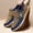 Khaki, variant on Men's solid belt casual sports shoes- lightweight breathable fabric upper and PU sole, low-top round toes, suitable for training in all seasons, outdoor and daily wear- Navy,daily wear shoes