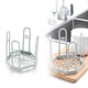 thumbnail image 2 of Rejilla de secado y drenaje de cuencos de plástico, soporte de almacenamiento, accesorios prácticos de cocina para el hogar (azul), 2 of 2