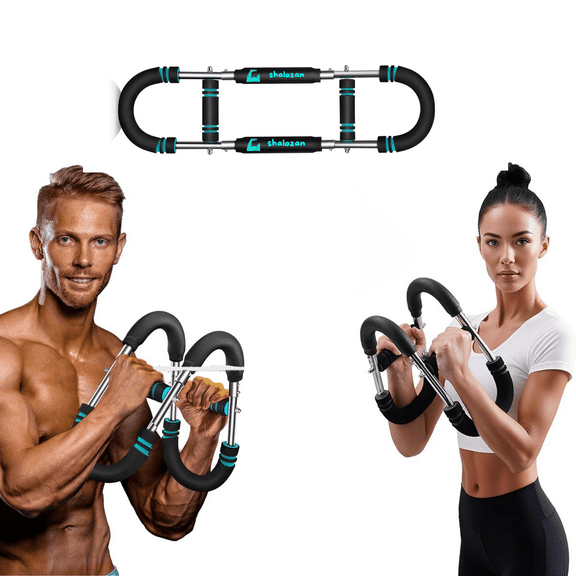 Shalozan Arm Trainer and Forearm Strength Trainer, Arm Wrestling Trainer, Upper Body Workout Equipment (Black/Red)