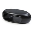 thumbnail image 4 of Modern Oval Hollow Design Coffee Table, Sturdy Fiberglass Center Cocktail Table Tea Table for Livingroom Dining Room Lounges, 47.24"Lx 25.59"W x 18.11"H, No Need Assembly, Black, 4 of 7