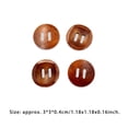 thumbnail image 3 of Qarigey Cuenco de botones de madera, decoración para manualidades, botón para álbum de recortes, arte de costura, adorno de decoración artesanal Accesorios de disfraces  25PCS Qarigey AP010788-01, 3 of 6