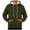 Army Green #A, variant on Men's Sherpa Lined Hoodie Thick Warm Winter Sweatshirt Jacket Long Sleeve Hooded Pullover Fleece Sweater Tops (L, Dark Gray)