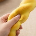 thumbnail image 3 of Sticky Slow Rising Squishing Bread, Yellow Bread Squeeze Toys, Realistic Food Squishies Relief Fidget Toys for Decompression Anxiety Relaxation (J), 3 of 7