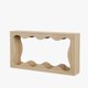 thumbnail image 3 of QinaQin Mesa consola farmhouse de 63 pulgadas, diseño angosto de 2 niveles con almacenamiento, ideal para sala, pasillo o recibidor, 3 of 5