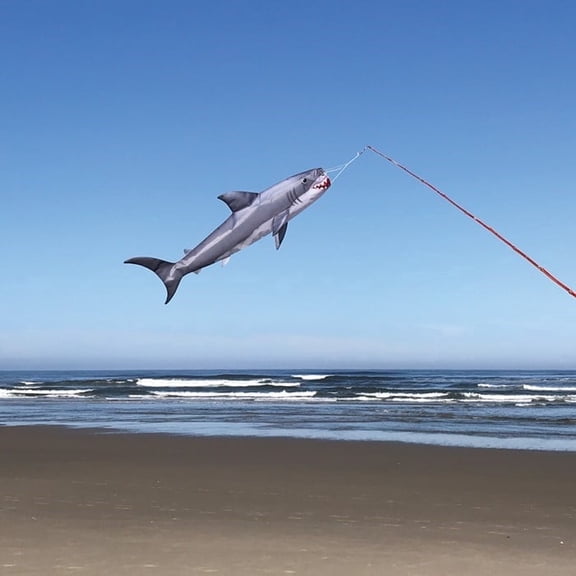 In the Breeze 5154 — Little Shark 30-Inch Fish Windsock - Realistic Shark Fishsock