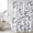 Navy blue, gray, variant on Grey Pink Botanical Shower Curtain, Waterproof Shower Curtains for Bathroom, Watercolor Spring Floral Summer Leaf Washable Fabric Bathtub Curtain Set Bath Decor with 12 Hooks 72"x78"