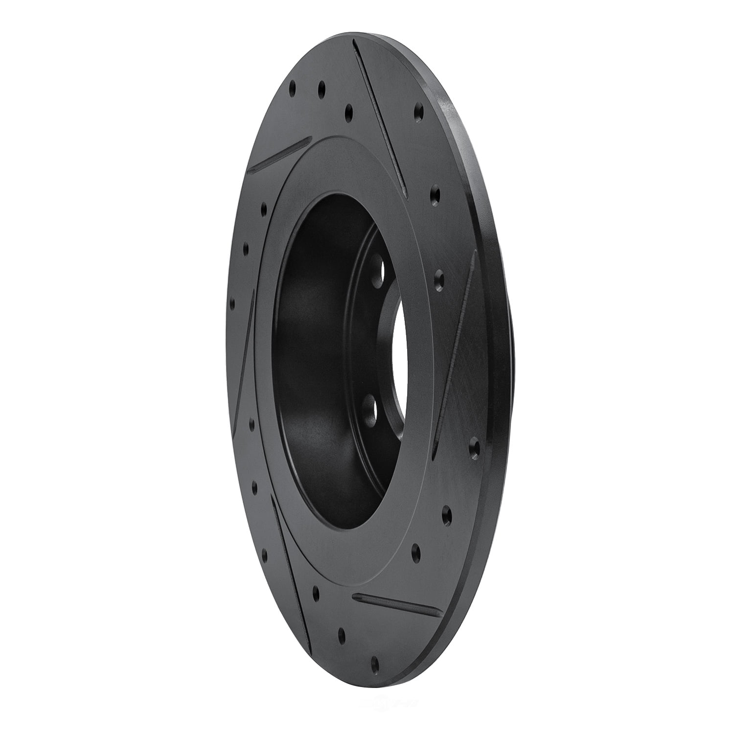 Dynamic Friction Company 633-32012L DFC Brake Rotor - Drilled And Slotted - Black
