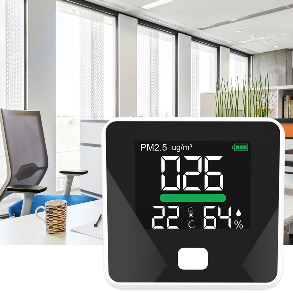 MOMOJIA Indoor Meter Humidity Carbon Dioxide Detector Air Quality Monitor NDIR Sensor