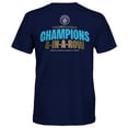 thumbnail image 3 of Men's 1863FC Navy Manchester City Four-Time Consecutive Premier League Champions Lockup T-Shirt, 3 of 3