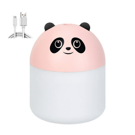 

Plug-in Model 250ml/5.28OZ Mini Humidifier Household USB Night Light Desktop Bear Silent Humidifier