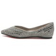 thumbnail image 6 of Women's Pointed Toe Flats, Rhinestone Detail, Comfortable Slip-on, 6 of 17