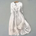 thumbnail image 1 of WILLBEST Robes pour Femmes Chemise Décontractée Ample à Manches Longues Imprimée avec Robe à Nouer 2, 1 of 3
