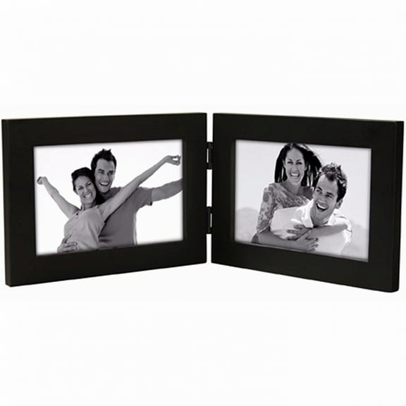 Classic LINEAR Duo Black LANDSCAPE for 6x4 prints by Malden - 4x6