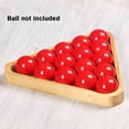 thumbnail image 3 of Mosiee Wooden Billiard Triangle Rack For Both Sizes Of Pool Balls And Elegant, 3 of 6