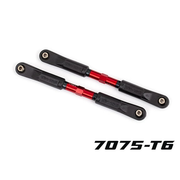 Traxxas 9549R Toe links (Tubes Red-Anodized, 7075-T6 Aluminum): Sledge