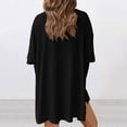thumbnail image 3 of Lumtrix Womens Lounge Sets Shorts 2 Piece Matching Oversized T Shirt Biker Short Summer Outfits 2026 Casual Sweatsuits Spring Clothes Black XS, 3 of 5