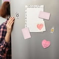 thumbnail image 4 of 2 Pcs Strong Fridge Magnets Light Pink Refrigerator Magnets Sticker Decor for Whiteboards Locker 4"x2.5", 4 of 5