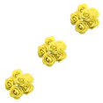 thumbnail image 4 of sweethay Paquete de 500 ramo de flores artificiales coloridas flores falsas accesorio boda para propuesta de compromiso cumpleaños amarillo naranja 3Conjunto, 4 of 6