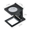 thumbnail image 4 of Garosa 1pc A Mené la Loupe Carrée de Tissu de Support de Support de Tissu Magnifiant l'Outil de Bijoutier de Montre d'Objectif 10X, Loupe de Réparation, Loupe de Tissu, 4 of 7