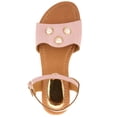 thumbnail image 2 of Victoria K Women's Three Pearls Sandals, 2 of 2