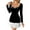 Black-02, variant on Women's Elegant Velvet Mini Dress - Long Sleeve Pleated Slim Dress for Party Evening Events