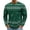 White 47#, variant on Christmas Men Round Neck Long Sleeve Pullover Top, Novelty Printed Xmas Festive Casual Wear, Comfortable Winter Party Shirts, Stylish Daily Outfit For Holiday Black 2XL