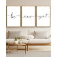 thumbnail image 4 of SHENIFY Large 24x36in3pcs Natural Framed Be Our Guest Guest Room Wall Decor Guest Bedroom Wall Art Farmhouse Guest Room Hanging Decoration, 4 of 5
