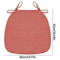 thumbnail image 2 of Lilixerw 2 PCS 16.1 x 13.7 inch Chair Cushions for Dining Chairs with Ties,Kitchen Chair Pad with Non-Slip Backing and Removable Cover,Indoor/Outdoor Dining Seat Cushion, 2 of 4