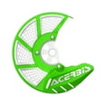 thumbnail image 2 of Acerbis X-Brake 2.0 Green/White Vented Front Brake Disc Cover (2449490006), 2 of 2