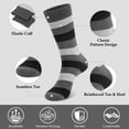 thumbnail image 3 of KOITHOT 5 Pack Mens Dress Socks Breathable Business Casual Mens Crew Socks Size 10 13, 3 of 7
