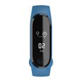 thumbnail image 1 of Pantalla a color Frecuencia cardíaca Presión arterial Monitor de sueño Pulsera deportiva inteligente impermeable (azul), 1 of 8